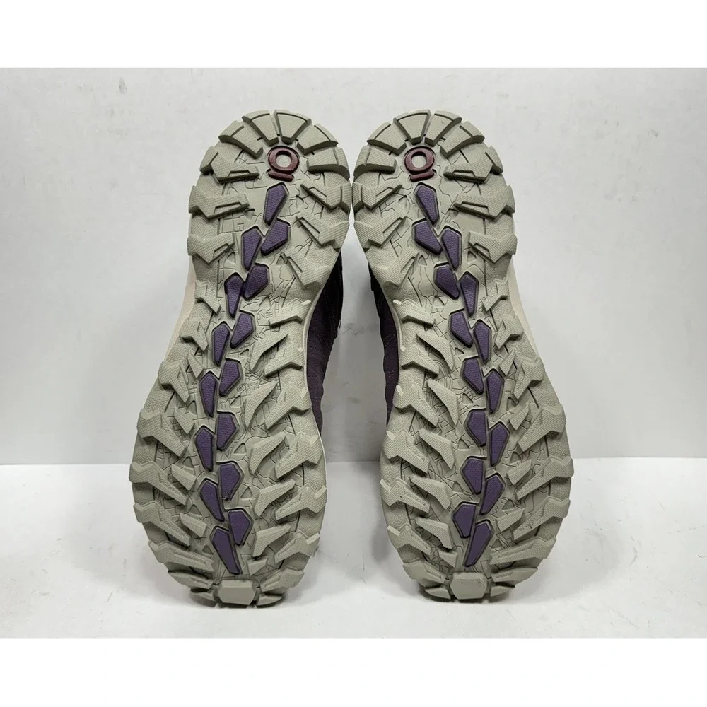Oboz Sypes Mid‎ Leather B-Dry Waterproof Hiking Boot Purple Women's Size 7